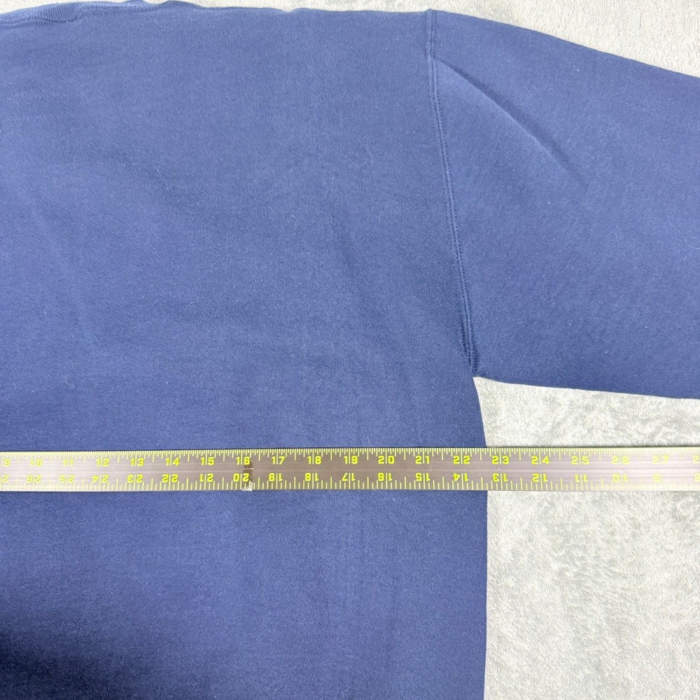 Vintage Russell Athletic Mens Large Sweatshirt Transylvania Navy Blue USA Made - Picture 8 of 10